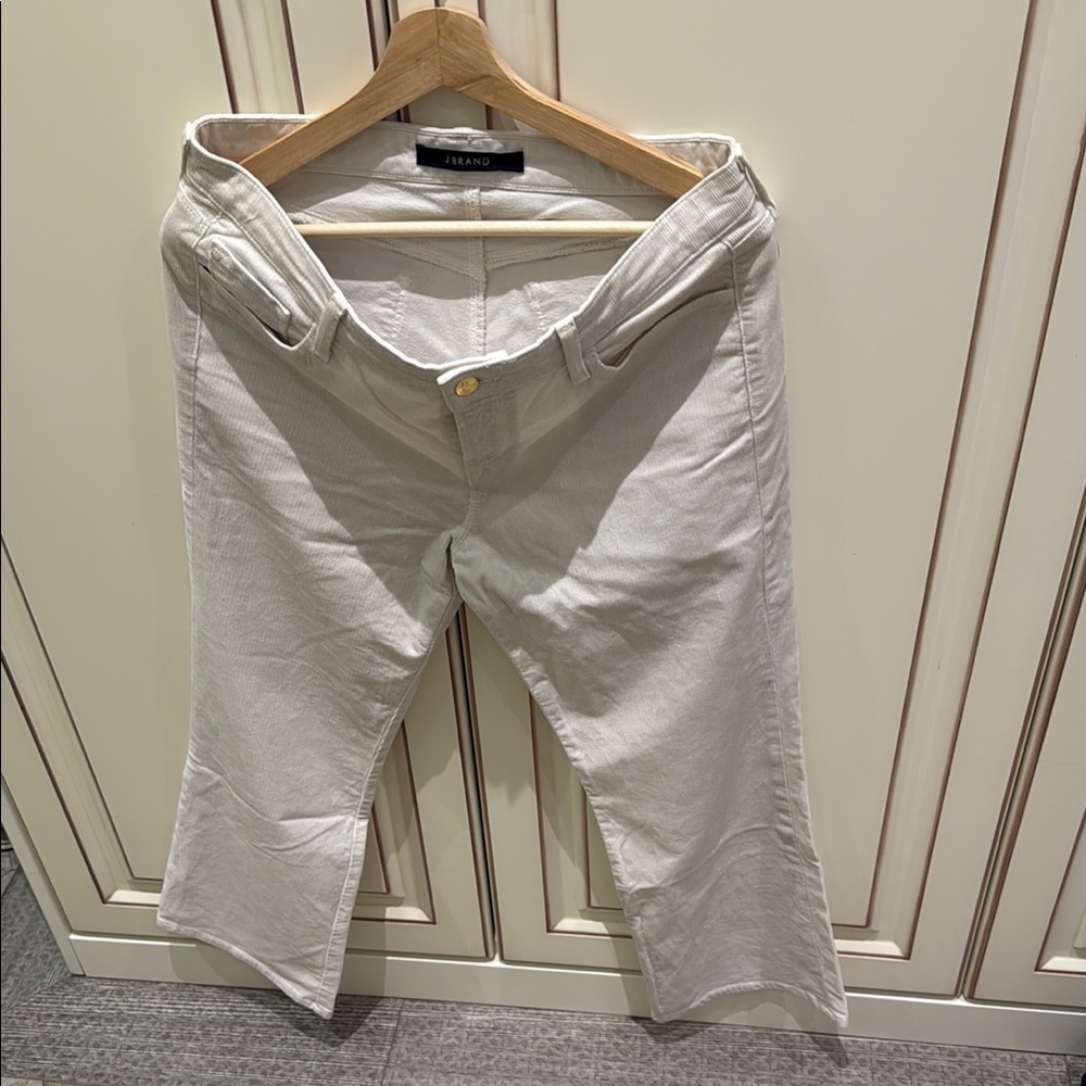 Tan Relaxed Fit Cotton Blend Chinos